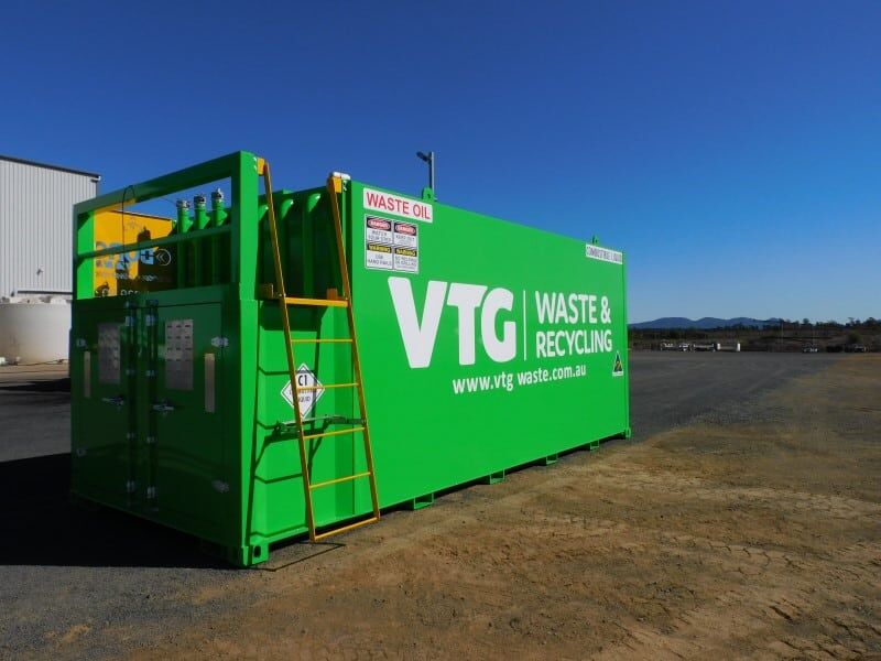 33,000L Waste Oil Self Bunded Smart Tank