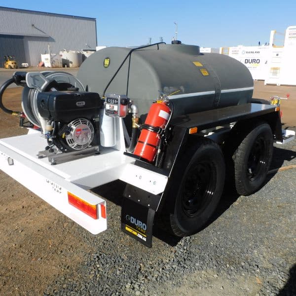 1,200L Poly Diesel Trailer (Dual Axle)