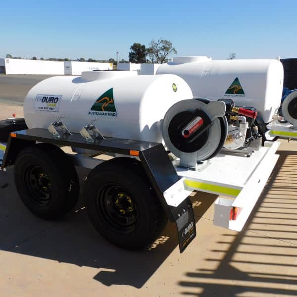 1,200L Poly Water Trailer (Dual Axle)